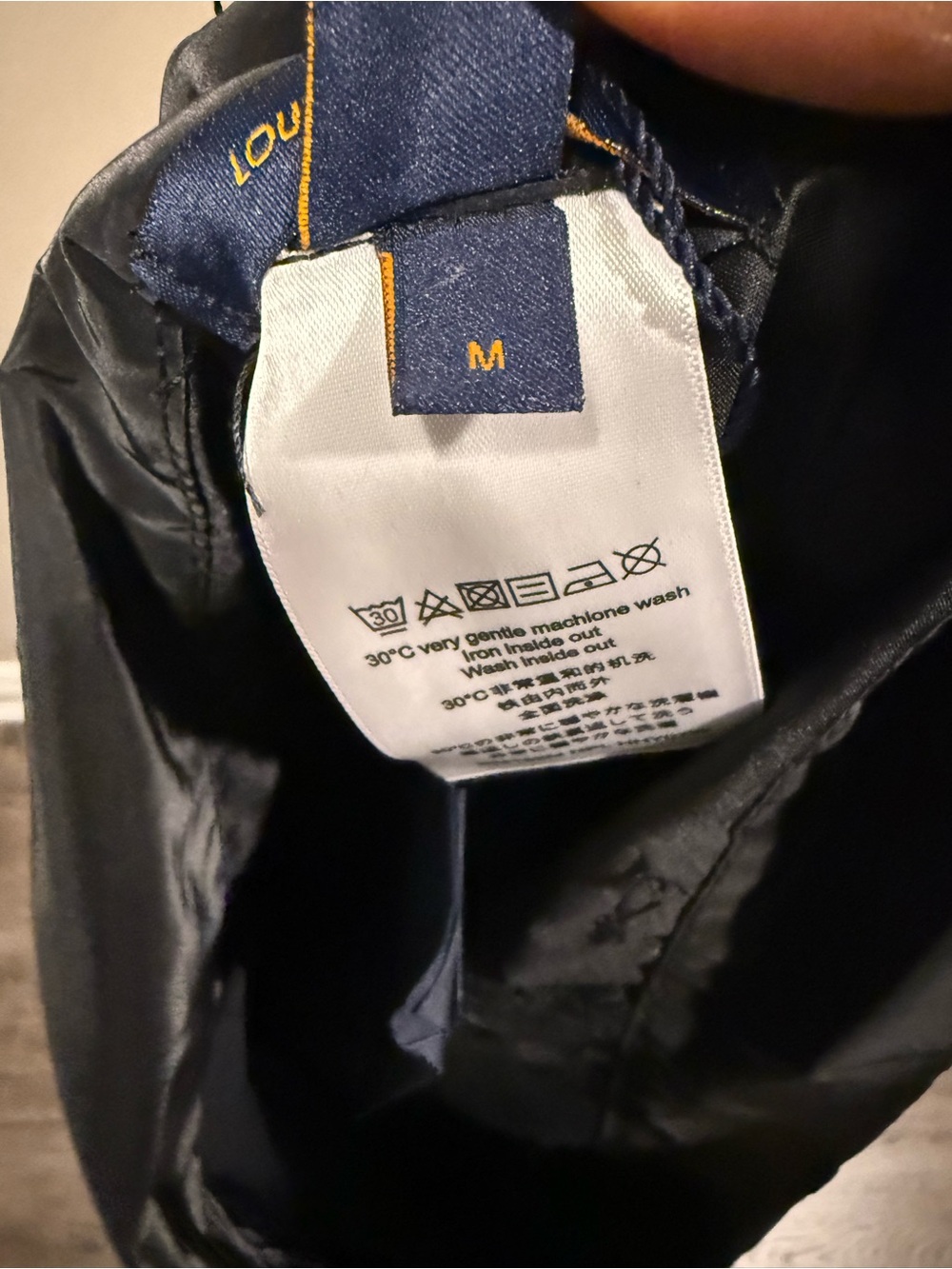 Louis Vuitton Utility tech Cargo Trousers with Logo Patch and front zip pockets image 9